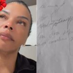 Valquiria Nascimento, mãe de MC Kevin, se emociona ao receber carta psicografada do filho